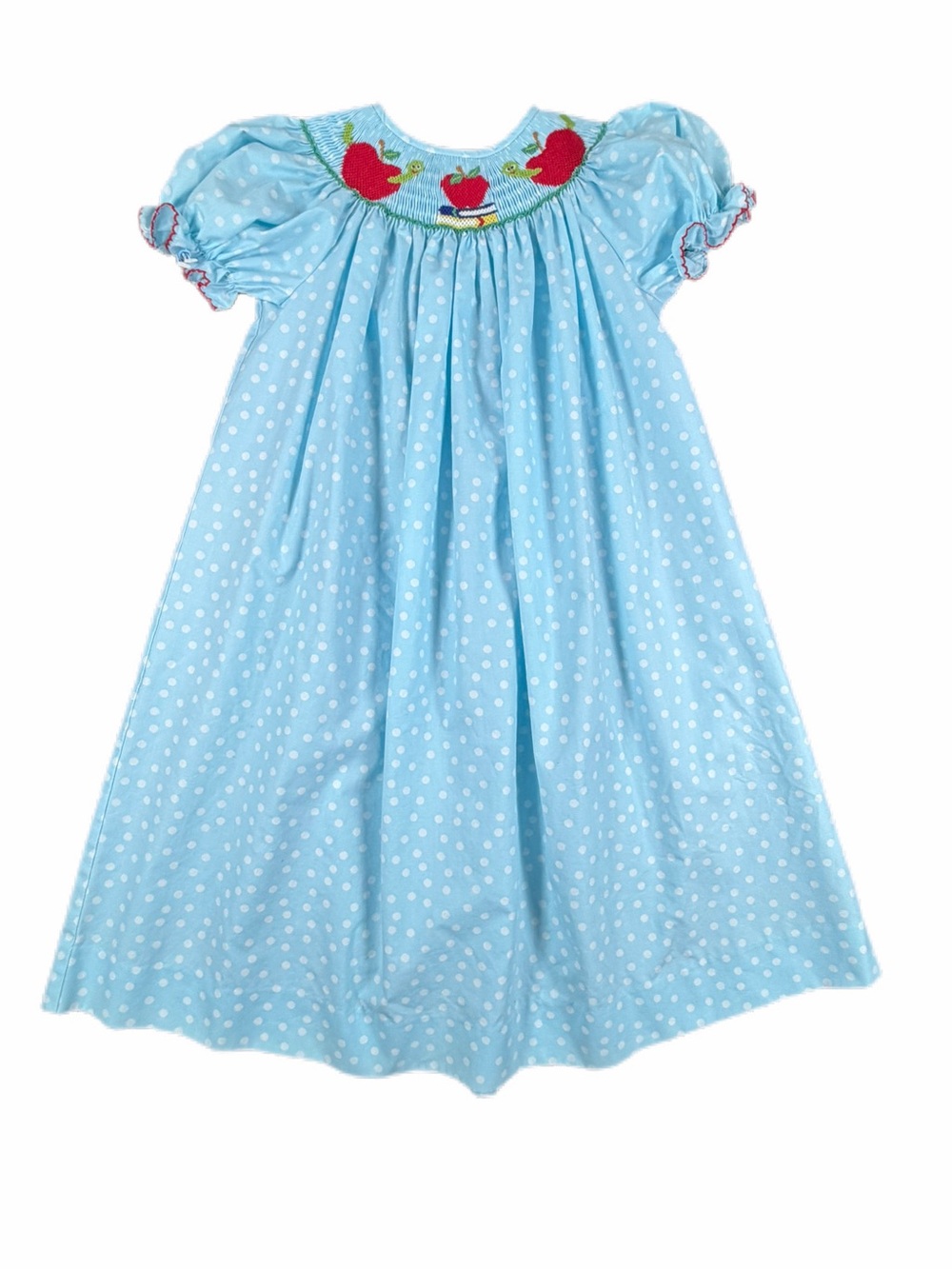 BE MINE School Days Smocked Bishop Dress - 5